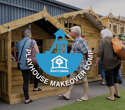 Kiwi Cabins Playhouse Makeover Competition